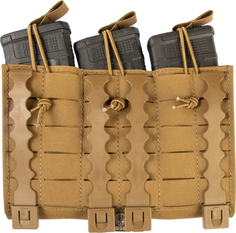 Grey Ghost Gear Compact Triple Mag Panel 5.56 - Laminate Coyote Brown