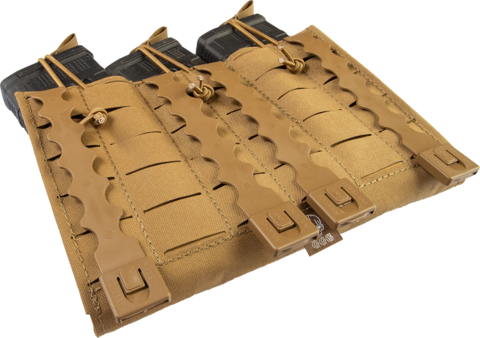 Grey Ghost Gear Compact Triple Mag Panel 5.56 - Laminate Coyote Brown