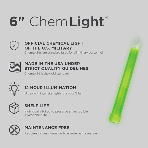 Cyalume Chemlight 6 inch Green